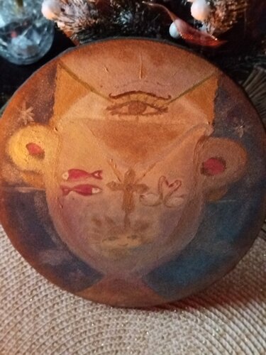 "L'oeil de Dieu" van Monika Podsadna, Schilderij te koop op Singulart