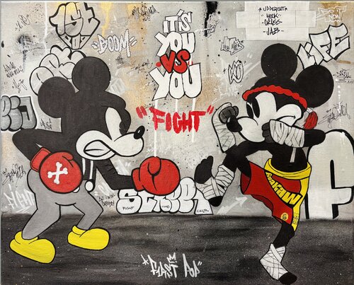 ITS' YOU VS YOU di F1RST POP, Pittura in vendita su Singulart