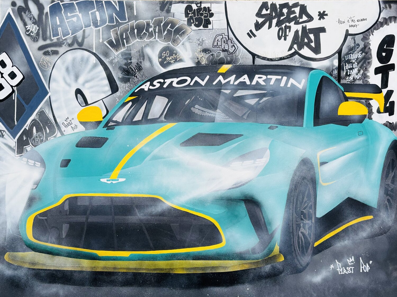 ASTON MARTIN VANTAGE GT 4 F1RST POP