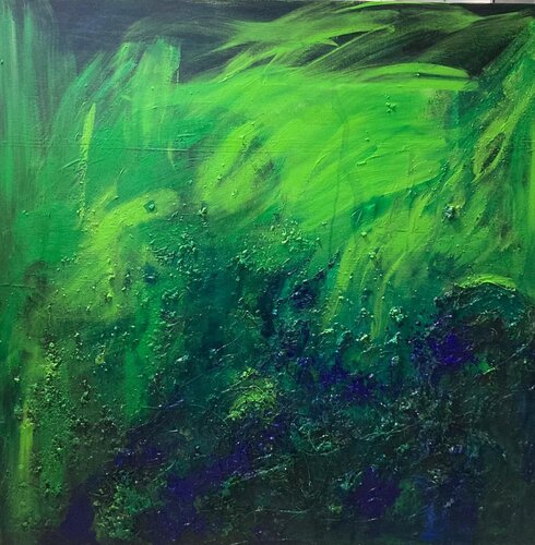 Fondo marino con corrientes di MARIA SANCHO ANDREU, Pittura in vendita su Singulart
