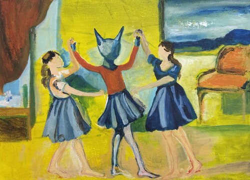 Three in the Moment by Filomena Carmo Pinto, 회화 for Sale on Singulart