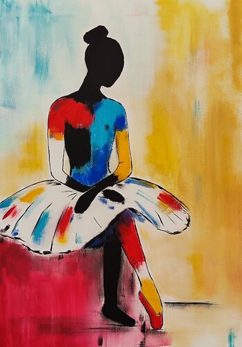 Ballerina by vincenzo raimondo, Painting for Sale on Singulart