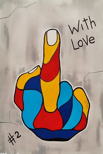 With Love #2 par vincenzo raimondo, Peinture en vente sur Singulart