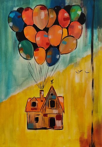 UP by vincenzo raimondo, Painting for Sale on Singulart
