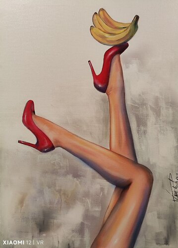 Banane by vincenzo raimondo, 회화 for Sale on Singulart