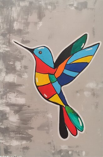 Colibrì by vincenzo raimondo, Painting for Sale on Singulart