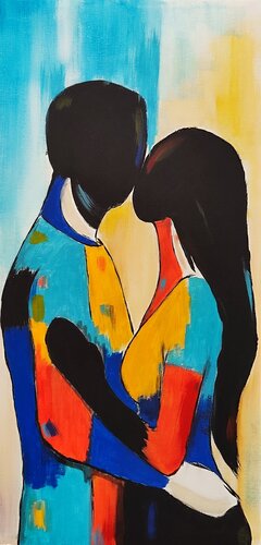 Il Bacio by vincenzo raimondo, Painting for Sale on Singulart