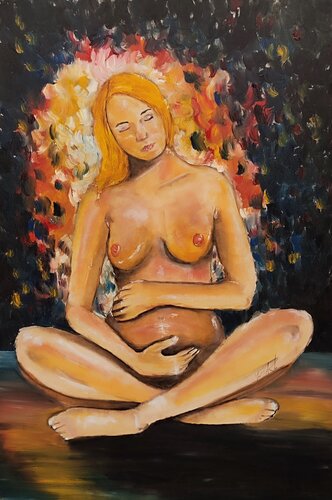 L'attesa by vincenzo raimondo, Painting for Sale on Singulart