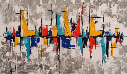 Abstract 15 van vincenzo raimondo, Schilderij te koop op Singulart