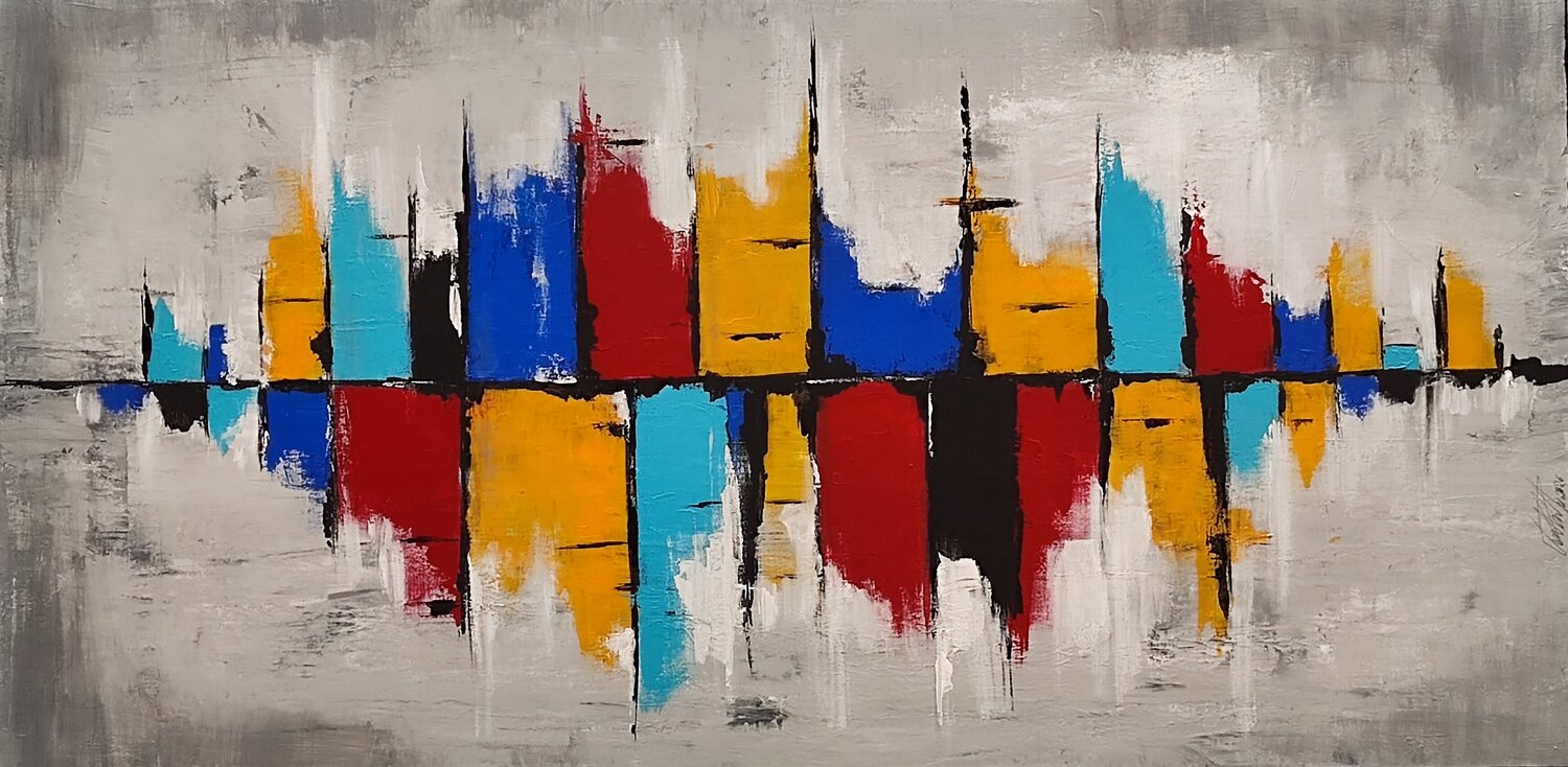Abstract 11 vincenzo raimondo Original painting for sale