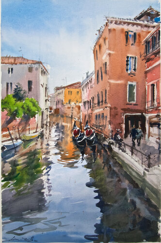 CANAL DE VENECIA by Javier Zorrilla, Painting for Sale on Singulart