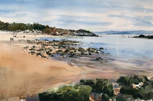 PLAYA DEL NORTE DE ESPAÑA by Javier Zorrilla, Work on Paper for Sale on Singulart