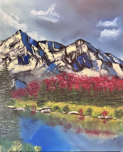 "Un día en el río Klondike" by Arturas Smalenskas, Painting for Sale on Singulart