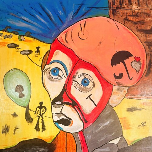 "Tom Sawyer" van Arturas Smalenskas, Schilderij te koop op Singulart