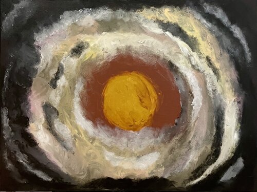 El sol y la tormenta de Ana Rodrigues, Pintura a la venta en Singulart