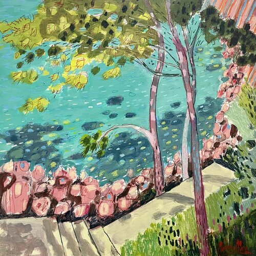 Let’s Go Down to the Beach XIII by Adrian Elgie, Painting for Sale on Singulart