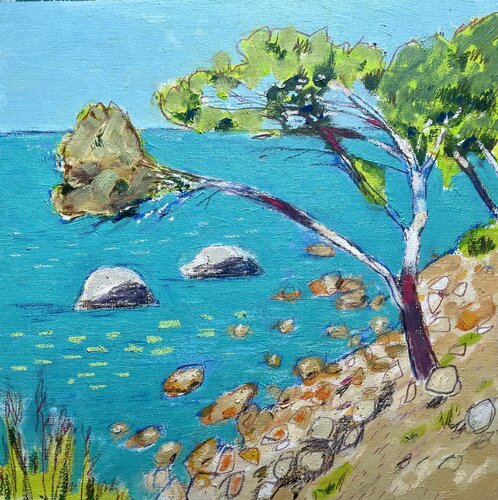 A Quiet Place, Mallorca de Adrian Elgie, Pintura a la venta en Singulart