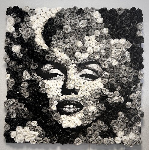 Schönheit in Roses di Marlies Brinker, Altri media in vendita su Singulart