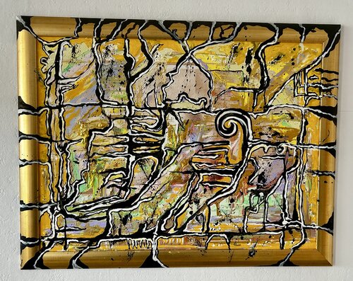 Gefangen im Lichtstrom von Marlies Brinker, Malerei kaufen auf Singulart