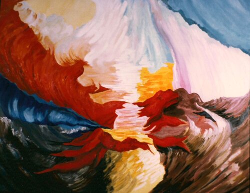 Diarokuten No Mao di Harriet Zabusky-Zand, Pittura in vendita su Singulart