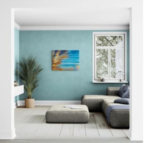 Faith Like  Flowing Water von Harriet Zabusky-Zand, Malerei kaufen auf Singulart