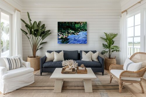 Water Lilies von Harriet Zabusky-Zand, Malerei kaufen auf Singulart