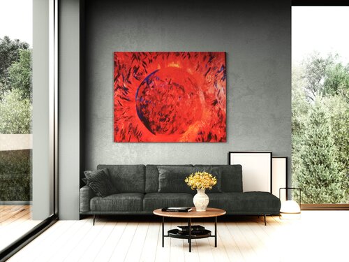 Angry Sun de Harriet Zabusky-Zand, Pintura a la venta en Singulart