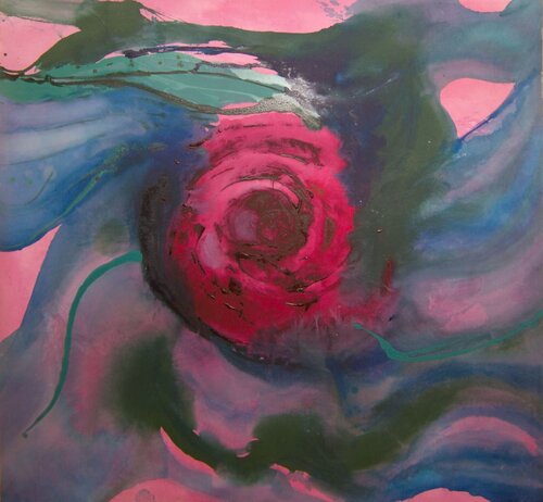 George's Rose van Harriet Zabusky-Zand, Schilderij te koop op Singulart