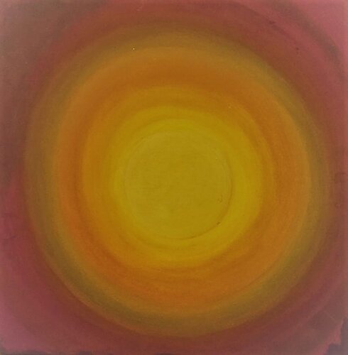 The Light of Distant Stars #2 van Harriet Zabusky-Zand, Schilderij te koop op Singulart