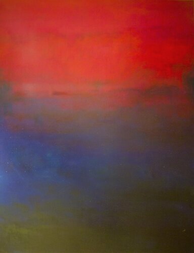 Magenta and Blue van Harriet Zabusky-Zand, Schilderij te koop op Singulart