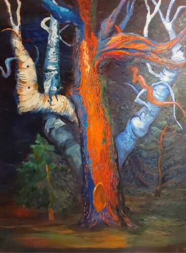 Three Great Secret Laws di Harriet Zabusky-Zand, Pittura in vendita su Singulart