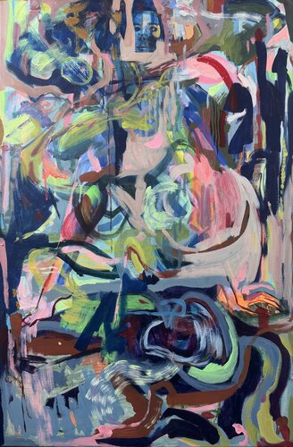 I see you 2 par Hanna Bell, Peinture en vente sur Singulart
