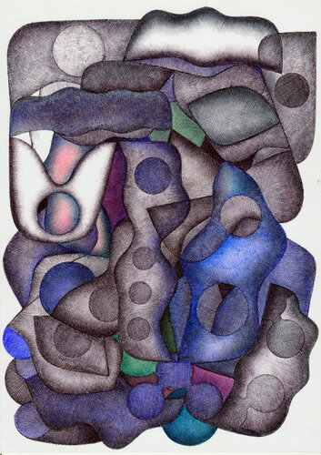 In the green Dolphin von BENDADA, Zeichnungen kaufen auf Singulart