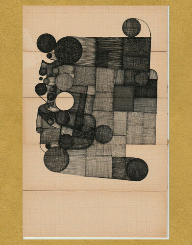 Carton millimétré #2 par BENDADA, Dessin en vente sur Singulart