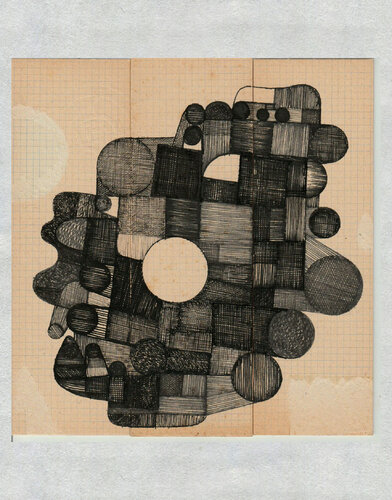 Carton millimétré #3 par BENDADA, Dessin en vente sur Singulart