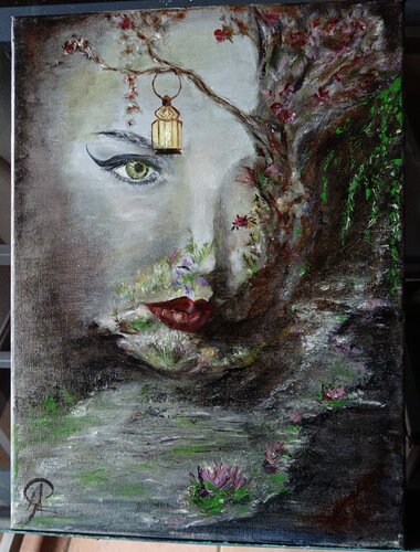 Espionne by Patricia Touzis, Painting for Sale on Singulart