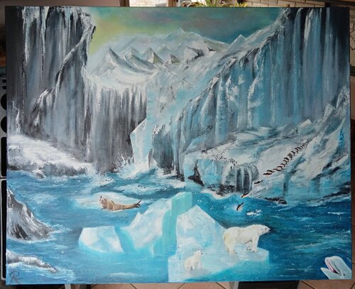 Grand nord by Patricia Touzis, Painting for Sale on Singulart