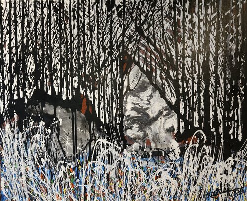 Dark Forest, à l'approche de l'orage von Rafael de Tours - Bichon, Malerei kaufen auf Singulart