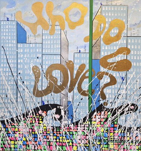 Who do U love ? Ep 2 by Rafael de Tours - Bichon, Painting for Sale on Singulart