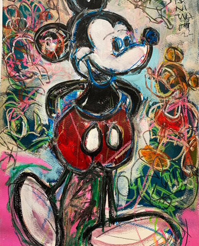 MICKEY by Jose Luis Benitez Segura, Painting for Sale on Singulart