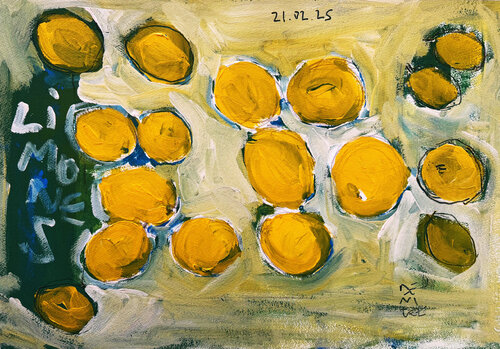 LIMONES AL SOL by Jose Luis Benitez Segura, 종이 for Sale on Singulart