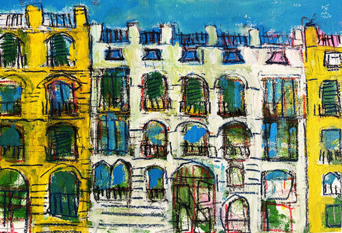 FACHADAS DEL CARMEN (VALENCIA) by Jose Luis Benitez Segura, Work on Paper for Sale on Singulart