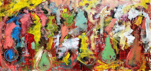 BALCON MEDITERRANEO by Jose Luis Benitez Segura, Painting for Sale on Singulart
