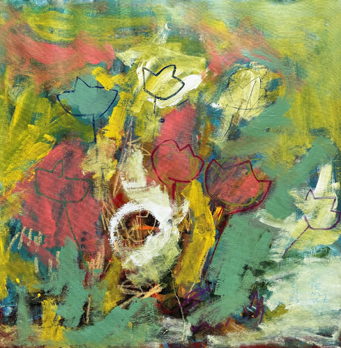 RECUERDOS DE MI JARDIN von Jose Luis Benitez Segura, Malerei kaufen auf Singulart