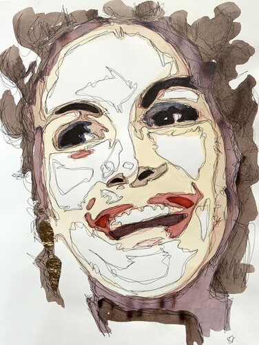 Julia Roberts in Pretty Woman - 90s Movie Icon Fashion Art par Samanta Dolcetto, Œuvre sur papier en vente sur Singulart
