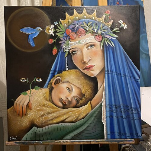 Santa Lucía van SamaraHoad Hoad, Schilderij te koop op Singulart