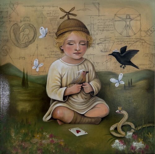 El pequeño Leonardo von SamaraHoad Hoad, Malerei kaufen auf Singulart