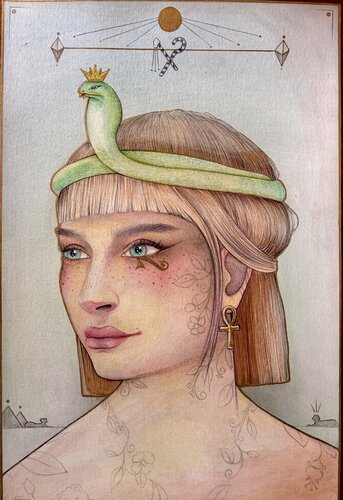 Egipto by SamaraHoad Hoad, Work on Paper for Sale on Singulart
