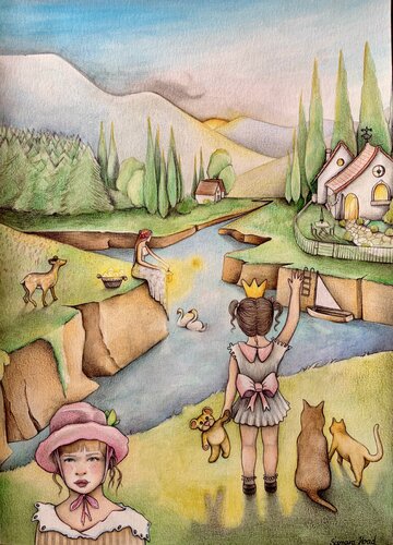 A dream par SamaraHoad Hoad, Œuvre sur papier en vente sur Singulart