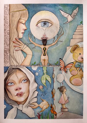 El secreto de la realidad by SamaraHoad Hoad, Work on Paper for Sale on Singulart